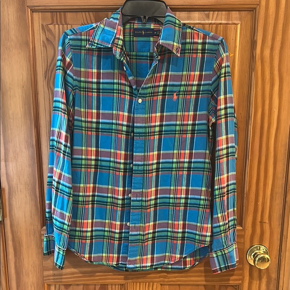 Ralph Lauren Tops - Ralph Lauren Men's Blue Plaid Shirt